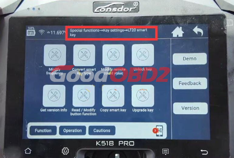 Программирование Toyota RAV4 8A AKL 2016 года с помощью Lonsdor K518 Pro