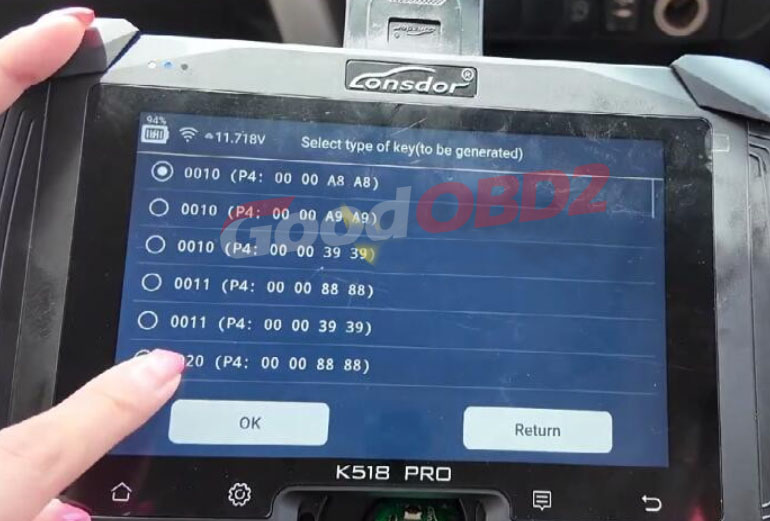 Программирование Toyota RAV4 8A AKL 2016 года с помощью Lonsdor K518 Pro